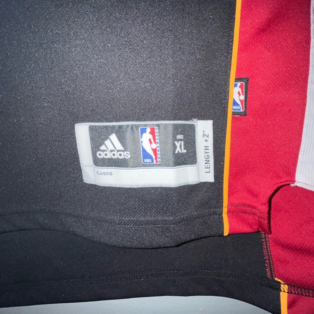 Dwayne Wade Black #3 Miami Heat adidas Authentic NBA Throwback Basketball Jersey - Picture 9 of 11
